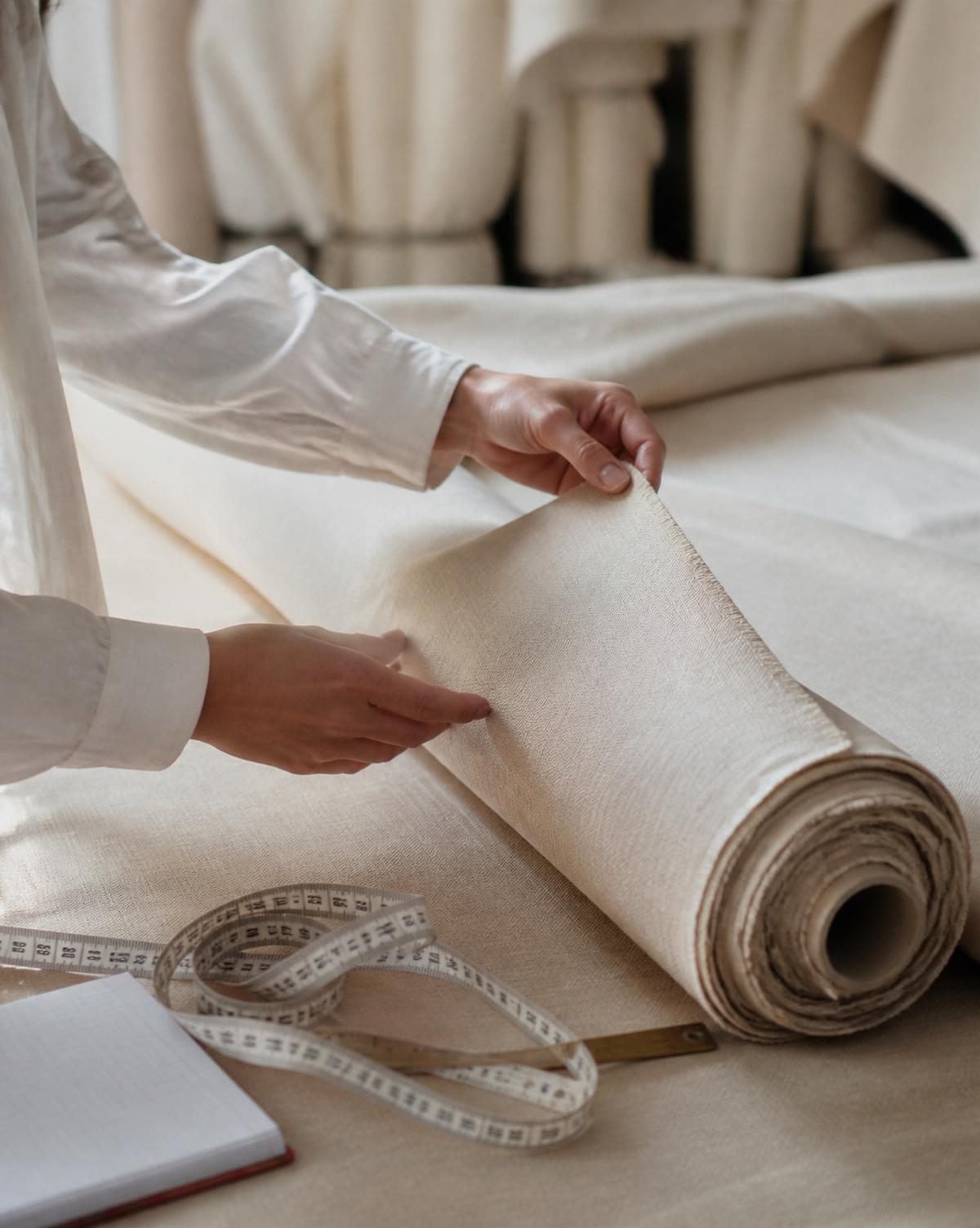 Fabric quality inspection of a woven cloth roll