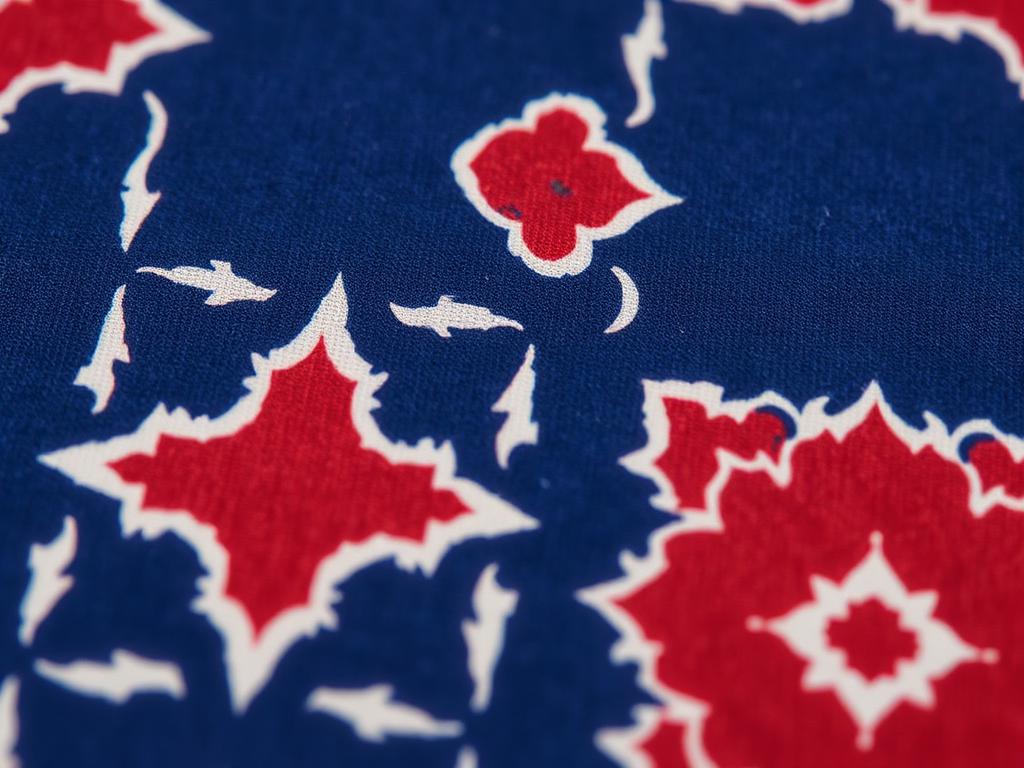 Ajrakh Fabrics — Resist print detail