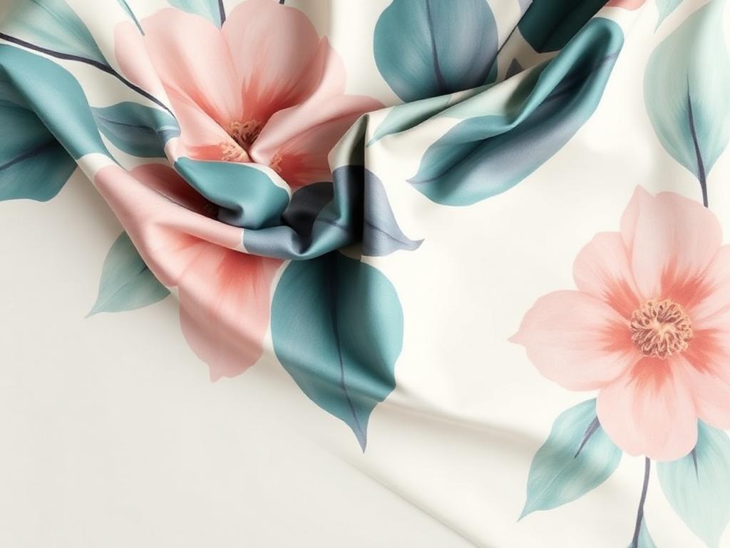 Digital Print Fabrics — Placement print in drape