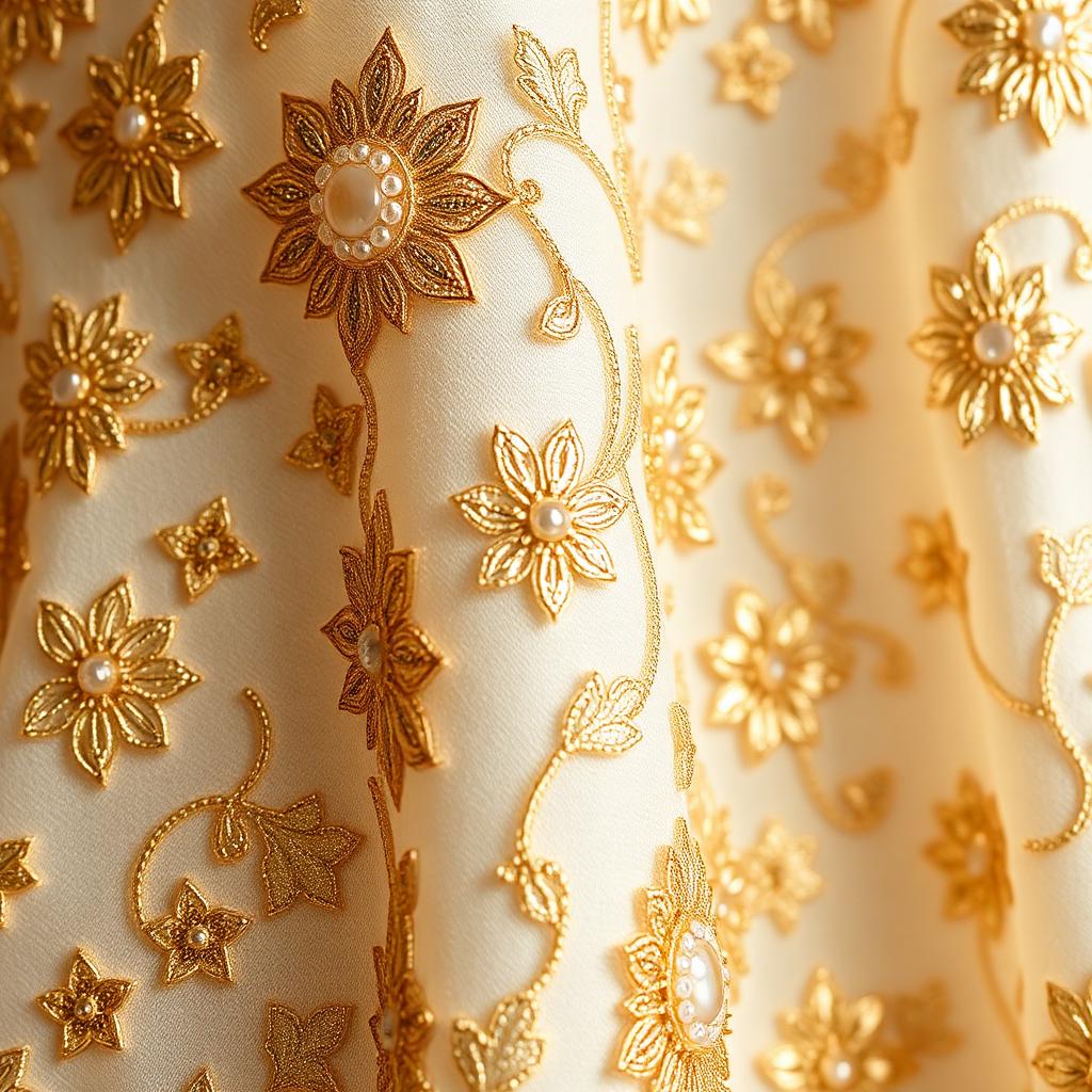 Embroidered Fabrics — Designer Fabrics fabric from VVPAS ANANT