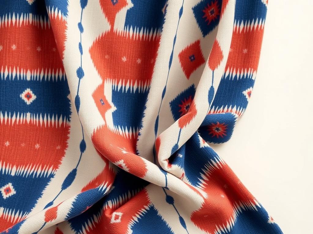 Ikat Fabrics — Drape study