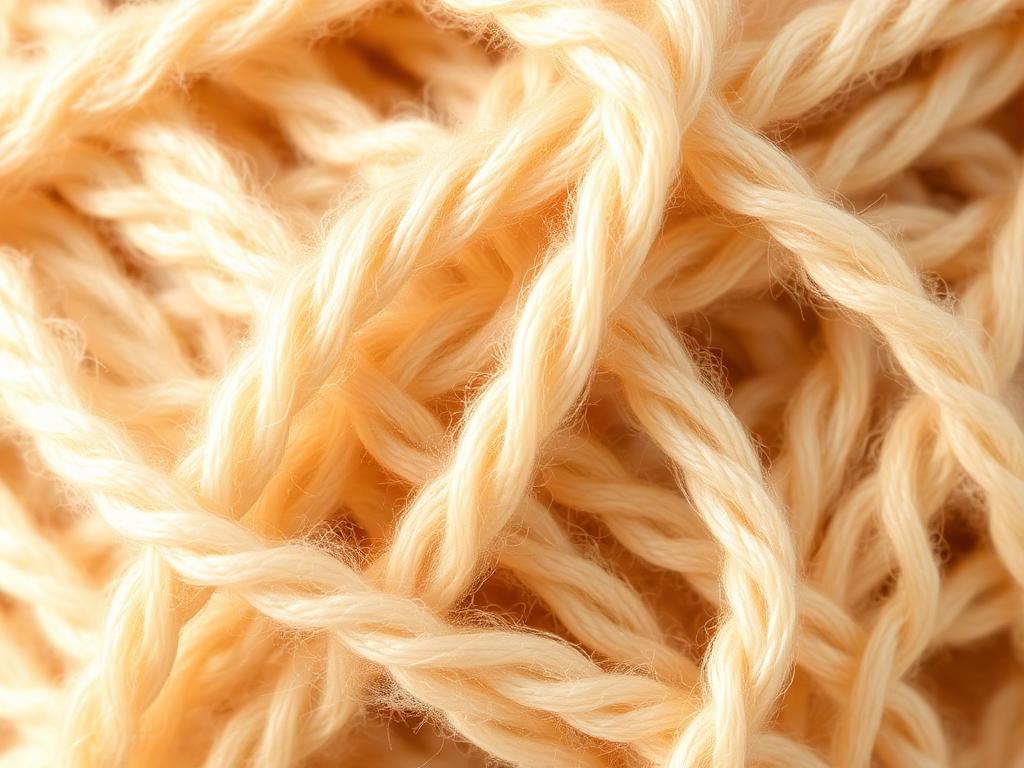 Khadi Fabrics — Handspun yarn detail